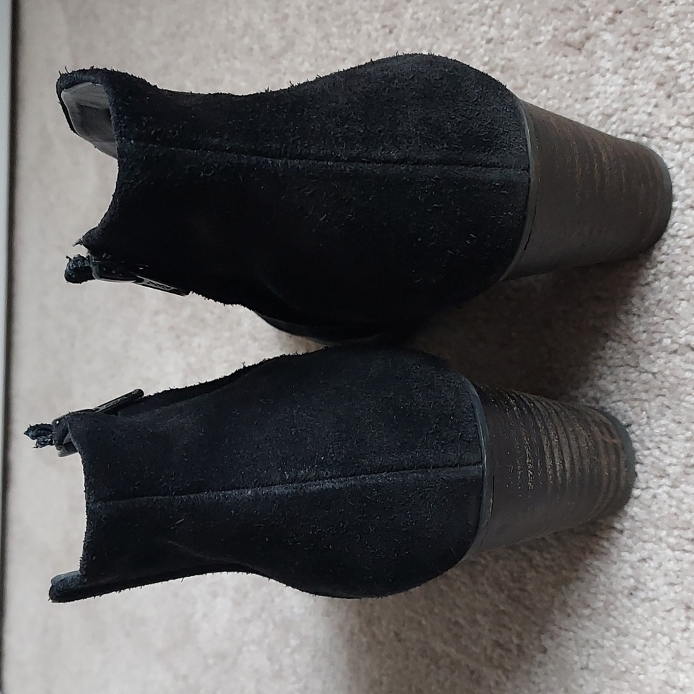 PAUL GREEN black suede boots - Picture 11 of 12